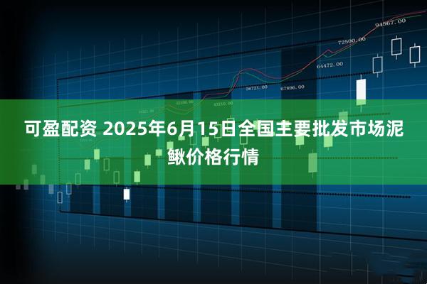 可盈配资 2025年6月15日全国主要批发市场泥鳅价格行情